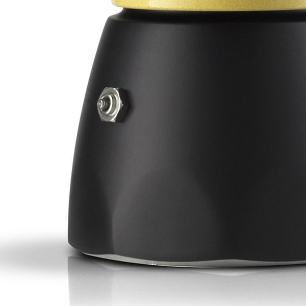 Espresso Kaffemaskine - Bialetti - Orzo Express 2 - Sølv Gul - 2 kopper - Aluminium