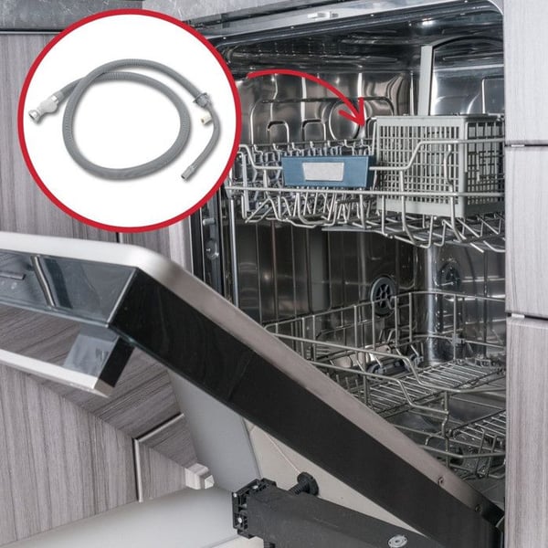 Vatteninloppstubo Aquastop - ELECTROLUX - Diskmaskin - Läcksäkerhet - Vit