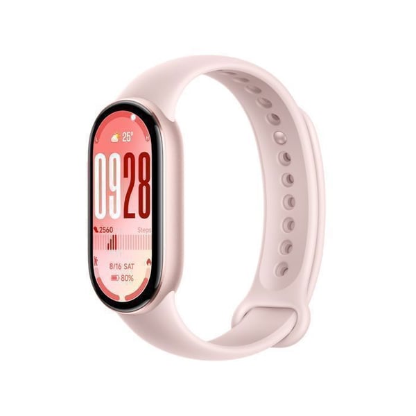 XIAOMI Smart Band 10 Rose - Smartwatch - Aluminiumhus - Aktivitetsmonitor - AMOLED-skærm 1.72'' - 21 dages batterilevetid