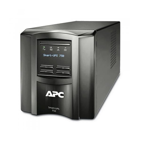 APC 750VA Smart UPS med SmartConnect SMT750C Sinewave UPS Batteribackup AVR 120V Line Interactive Avbrottsfri strömförsörjning