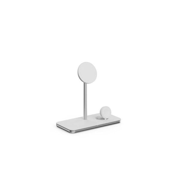 Trådløs Oplader Qi2 - LINQ - 3-i-1 - 15W - Justerbar Vinkel - Kompatibel med iPhone, Apple Watch, AirPods