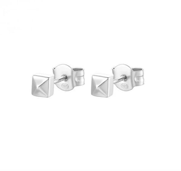 Örhängen - ROSATO - Cubica RZCU59 - Silver 925 - Minimalistisk design - 0,4 cm