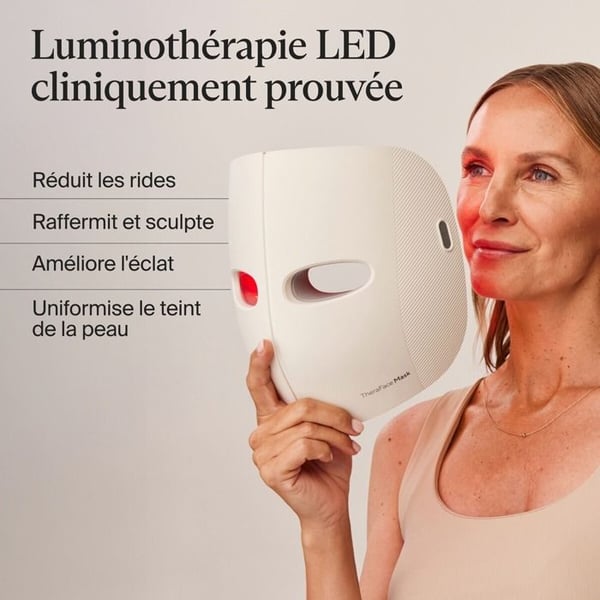 LED-maski Therabody THERAFACE PRO-MASK VALKOINEN