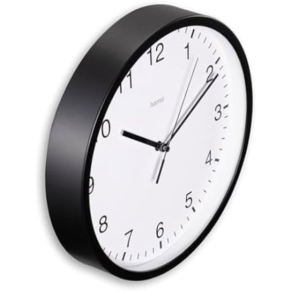 Väggklocka - HAMA - Elba - 25 cm - Tyst - Modern Design