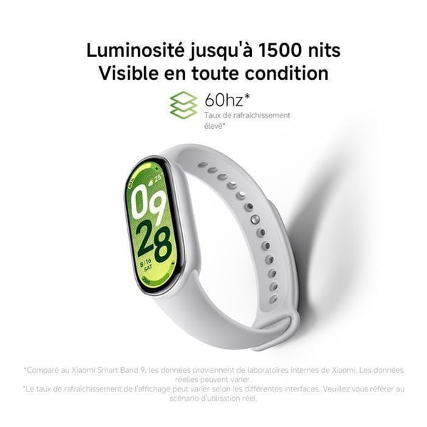 XIAOMI Smart Band 10 Rose - Smartwatch - Aluminiumhus - Aktivitetsmonitor - AMOLED-skærm 1.72'' - 21 dages batterilevetid