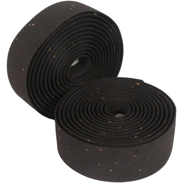 Styrrörsband i kork - Edge - Svart - 2 delar - Bekväm - Dämpar vibrationer - Lätt att installera