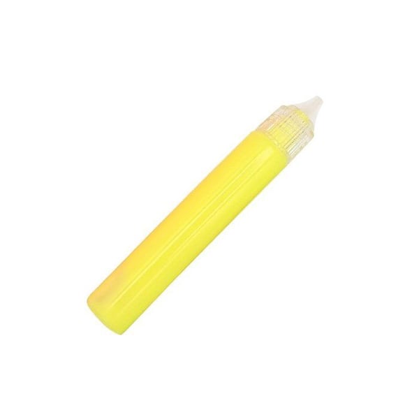 Stylo lim fosforescerande - MEGACREA DIY - 30 ml - Gul - Filtnäsa - Lyser i mörkret