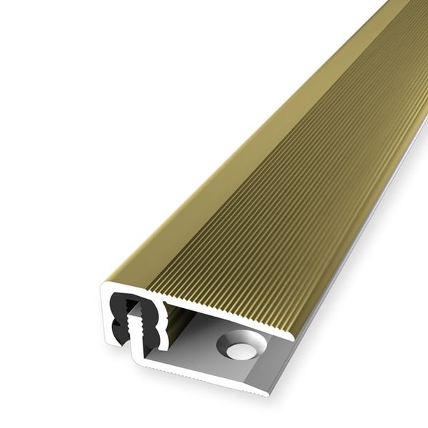 PROVISTON Avslutningsprofil Parkettkompensation l 30 mm Kompensation av H 7 - 18 mm L 900 mm Aluminiumprofil Guld