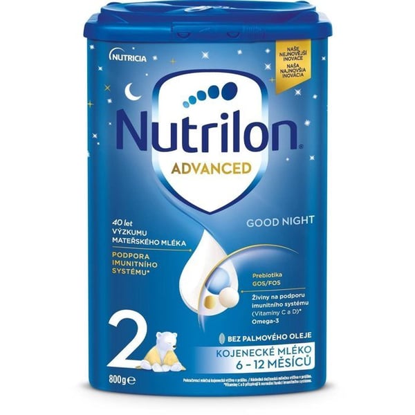 Nutrilon 2 Advanced God Natt mjölkersättning 800 g, 6