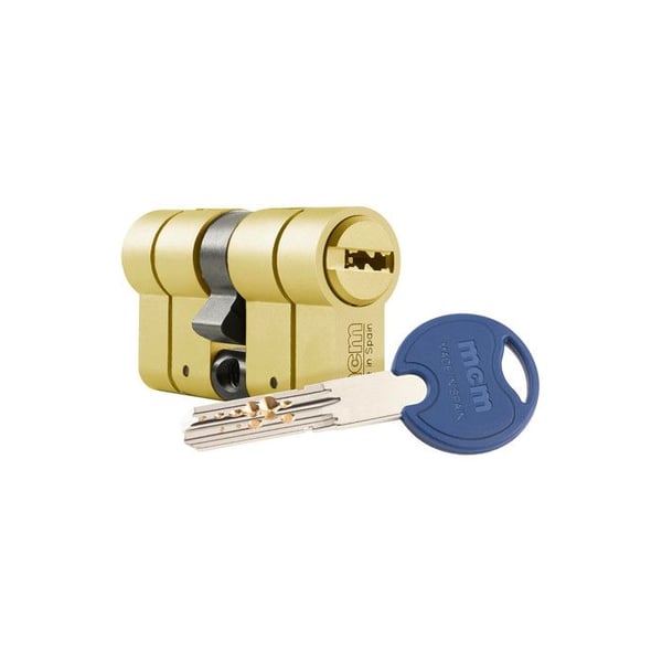 Cylindern Scx+ Hög Säkerhet Anti-break, Anti-bumping Och Anti-pick. 30-40 Messing Och Dubbel Koppling. Scx+de: 30-40 Mcm