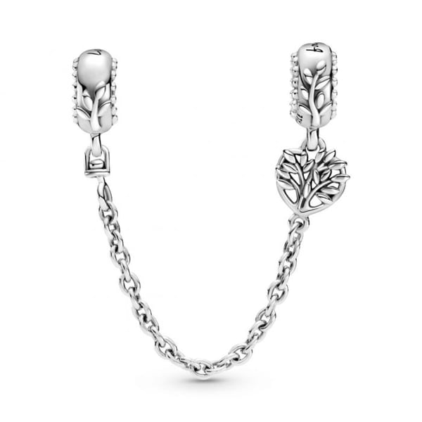 Charm - PANDORA - Livets Träd Hjärta - Silver - Grå - Kvinna