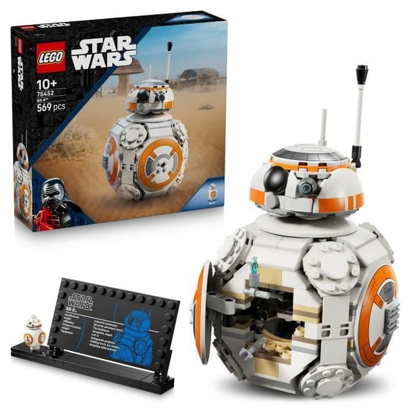 LEGO Star Wars 75452 Astromech Droid BB-8 - Byggesæt til dreng eller pige 10 år