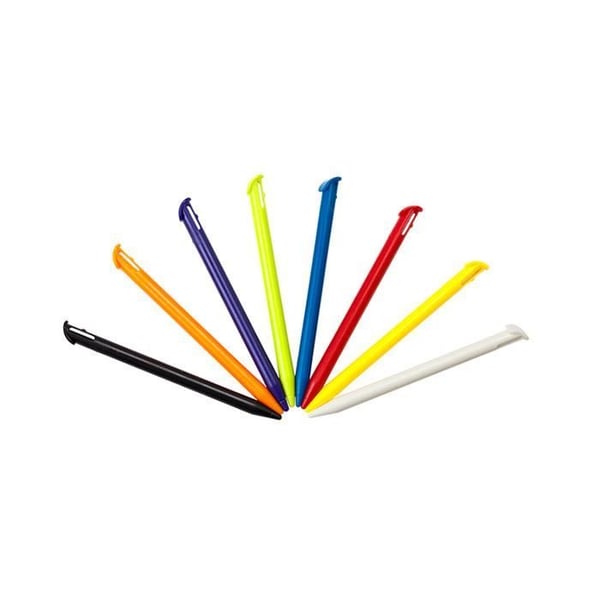 Accessoire - Under Control - Pack med Flerfärgade Stylets - 8 Tactila Stylets - Ridskyddsgaranti - Ny 3DS XL