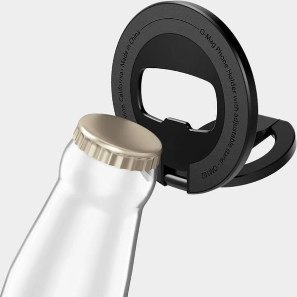 Telefonholder - SPIGEN - O-Mag - Magnetisk - Justerbar - Sort