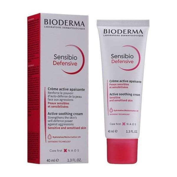 BIODERMA - Sensibio Defensive - Återfuktande och lugnande (känslig hud) 40 ml kräm