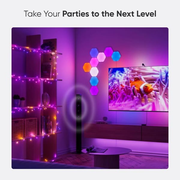 Nanoleaf Ljusgirlang Ansluten 24 m - 300 adresserbara RGB LED, Inomhus & Utomhus, Wi‑Fi