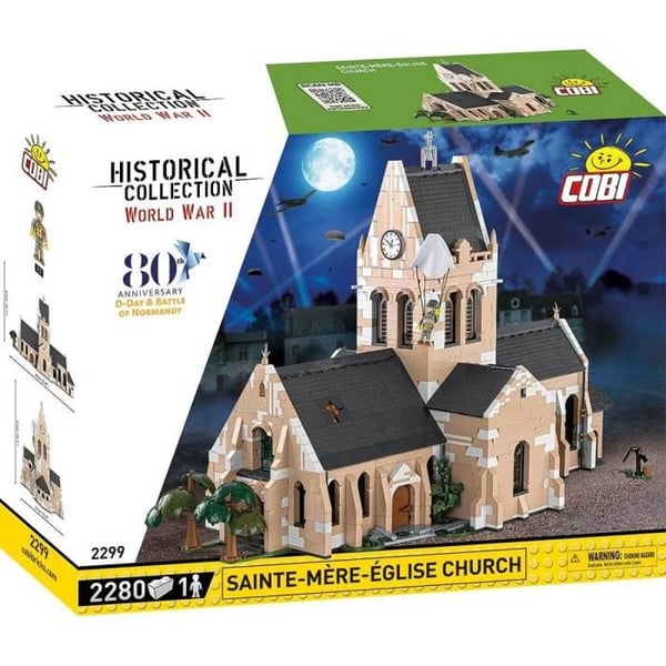 Maquette - COBI - 2299 - Église Sainte-Mère - Plast - Att göra själv