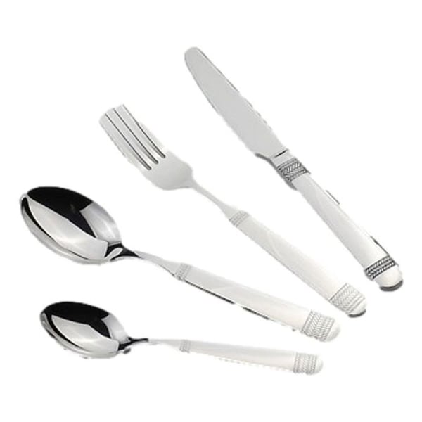24-delars bestickset "Sacha" i rostfritt stål från Secret de gourmet