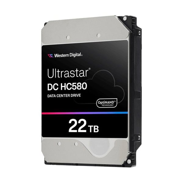 Hårddisk - WESTERN DIGITAL - Ultrastar DC HC580 - 22 To - 7200 varv/min - 512 Mo cache