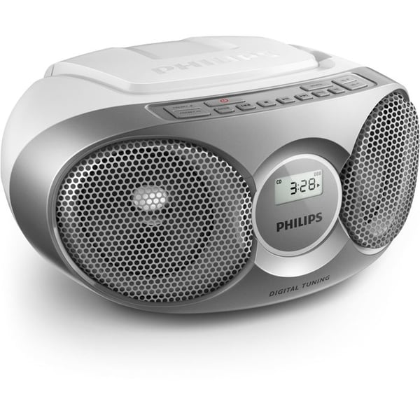 Boombox - PHILIPS - AZ215/12 - CD-spelare - FM-radio - Röd