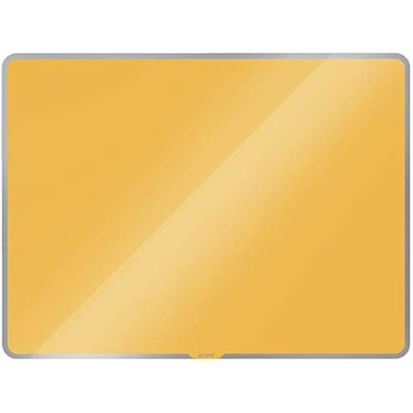 Magnetisk whiteboard - LEITZ - 70430019 - 800 x 600 mm - Gul - Högpresterande raderbarhet
