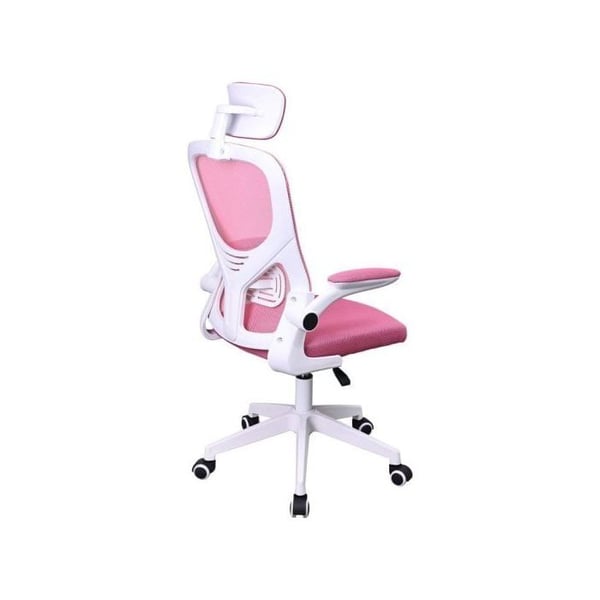Mars Gaming Mgc-ergoplus Ergonomisk Stol Med Ländryggsstöd Nätmaterial Andningsbar Höjd 115-125cm Rosa
