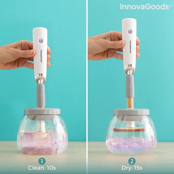 InnovaGoods Automatisk Torktumlare - Sminkborstar BRUSH CLEANER POT
