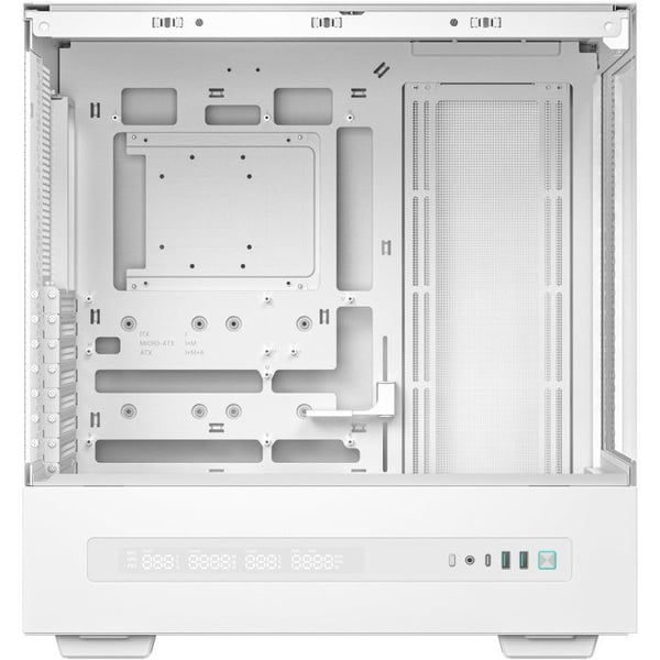 PC-chassi - DEEPCOOL - R-CH690-WHNNA0D-G-1 - Digital skärm - Mini-torn - Format Mini-ITX/Micro-ATX/ATX & Micro-ATX - Vit