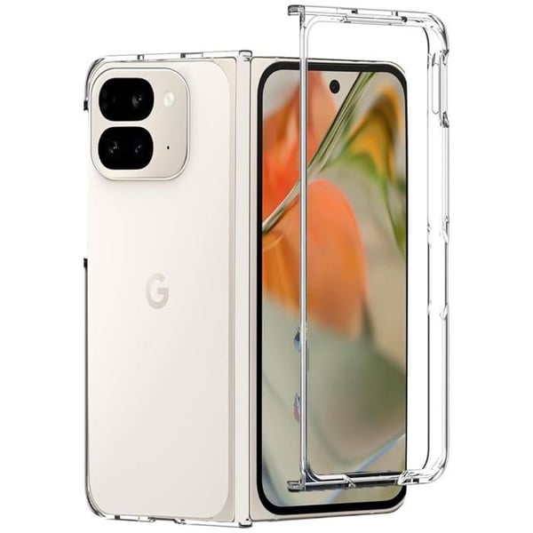 Skyddande fodral i antichock för Google Pixel 9 Pro Fold - Transparent hårt skydd Phonillico®