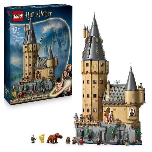 LEGO Harry Potter 76454 Hogwarts Slott: Huvustornet - Spel för Killar 10 År
