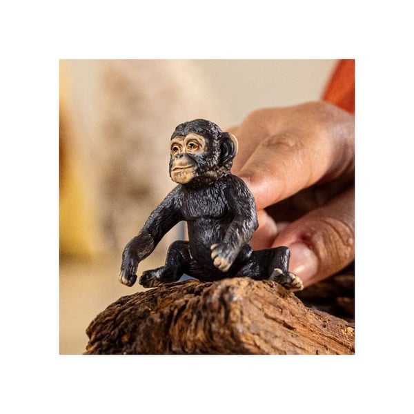 14884 figurine Unge Chimpanse - SCHLEICH - FIGURER/De dyr - Brun - Plastik - Fra 3 år