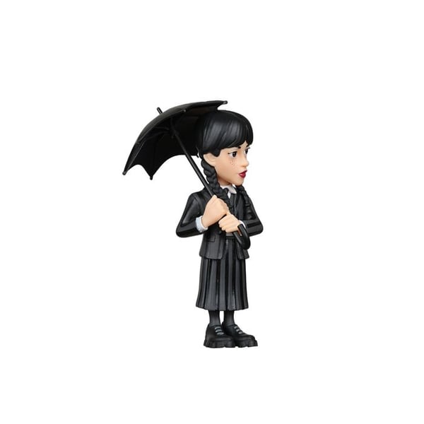 Samlarfigur - MINIX - Onsdag Addams Paraply - 12 cm - PVC - Officiell Licens