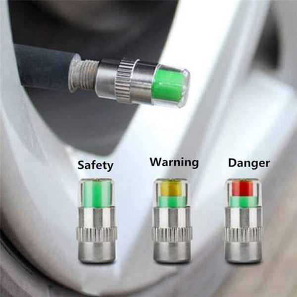 4 Delar Ventil Lock Däck Bil Tryck Sensor Däck Tryck Övervakare Däck Tryck Indikator Sensor Multi RESERVDELAR FÖR DÄCK