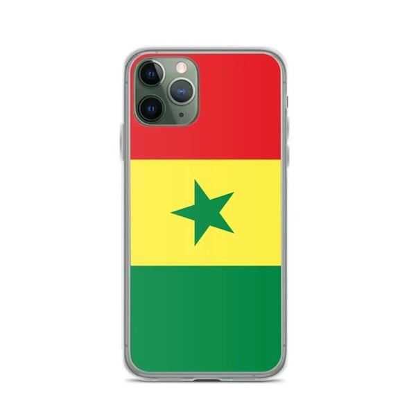 Mobilskal - PIXELFORMA - Senegalflagga - Kompatibel med iPhone 11 Pro - Mjuk - Hållbar