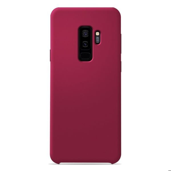 Siliconeväska Soft Touch - Samsung - Galaxy S9 Plus - Röd - Stötsäker - Trådlös laddning