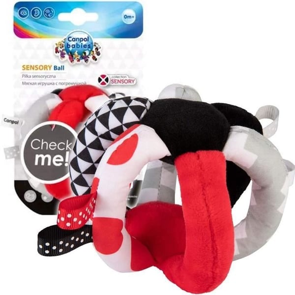 Sensorisk leksak - CANPOL - SENSORISK BOLL SENSORY TOYS 68-082 - Röd - Inomhus - 6 månader och uppåt