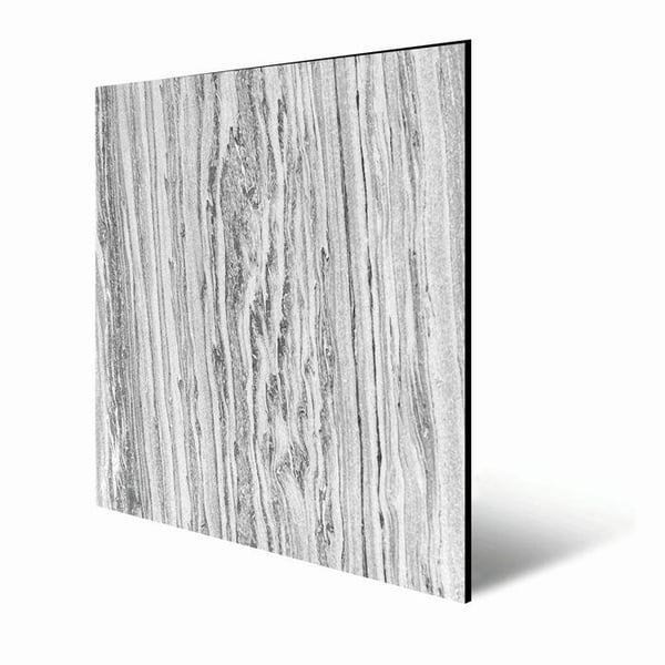 PROVISTON Modular Vägg Akustikpanel 7 - 9 x 520 x 520 mm Arktisk Marmor Stenpanel Sten Utseende