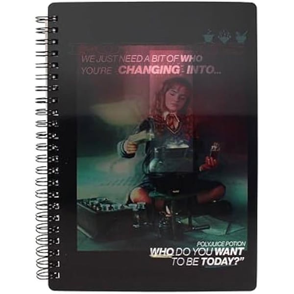 Notebook - SD-LEKSAKER - Hermione Potion - 3D-effekt - Tranbärsfärg - A5-format