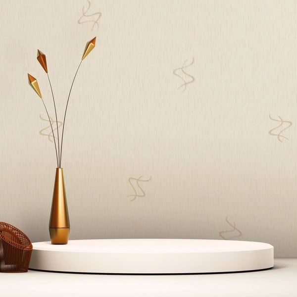 A.S. Création Struktura 2 102324 Tapet Retro Vintage 10,05 x 0,53 m Beige Vardagsrum Sovrum Kontor