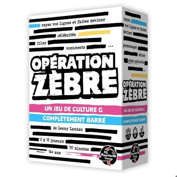 Sällskapsspel - BLACKROCK - Operation Zebre - Från 15 år - För barn - Vikt 783g