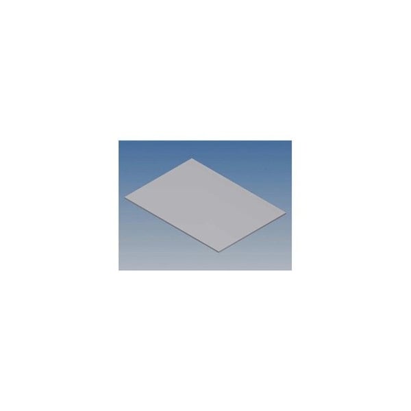 Aluminiumskiva för 10003 / Mc 22 - Silver - 77 X 55 X 1 Mm