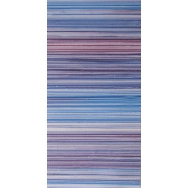 Rayher - 1 ark av blå medelvax med akvarellränder 20x10 cm