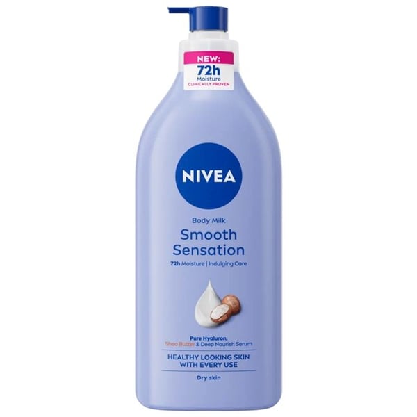 Kroppslotion - NIVEA - Smooth Sensation - 625ml - 48h återfuktning - Torr hud