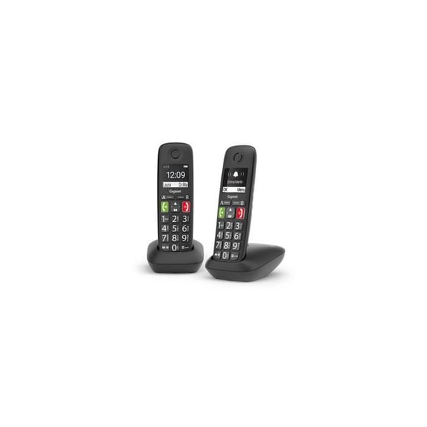 Analog telefon/DECT Gigaset L36852-H2901-K101 Sort Analog telefon/DECT Gigaset L36852-H2901-K101 Sort