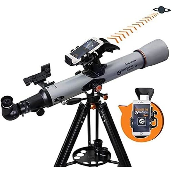 Refraktor Teleskop - CELESTRON - StarSense Explorer LT 70AZ - 70 mm - Manuel Montering - 32 tommer Refraktor Teleskop - CELESTRON - StarSense Explorer LT 70AZ - 70 mm - Manuel Montering - 32 tommer