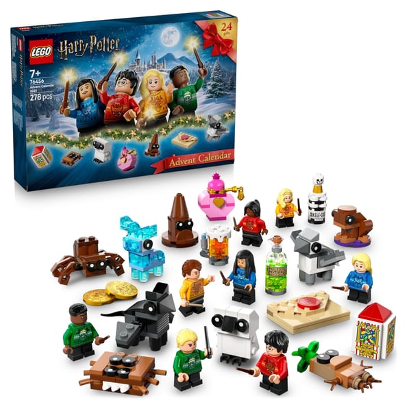 LEGO Harry Potter 76456 Adventskalender 2025 - Spel med 24 överraskningar från 7 år