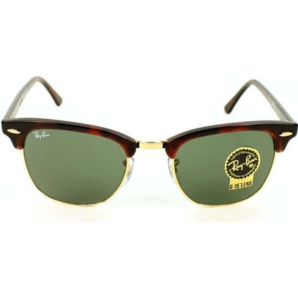 RAY BAN Unisex solglasögon Clubmaster modell - Kategori 3 - Acetatmetallbåge - Polykarbonatglas