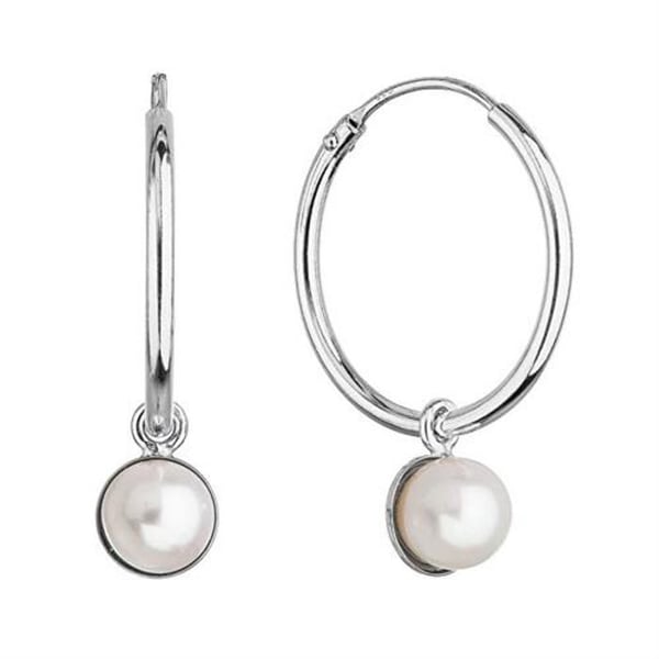 Örhängen - EVOLUTION GROUP - 21065.1 - Silver 925 - Flodpärlor - Hypoallergena