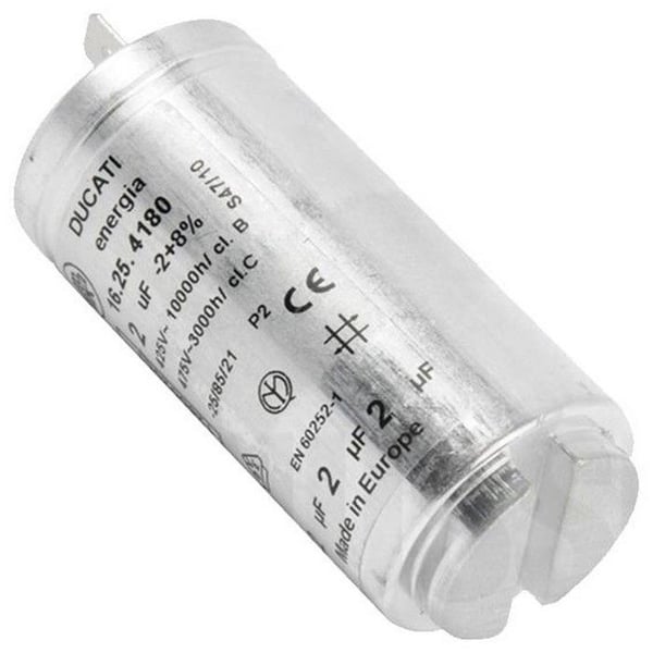 Kondensator - ARTHUR MARTIN - 2µF - 450V - Elektrisk torktumlare - Originaldel från tillverkaren