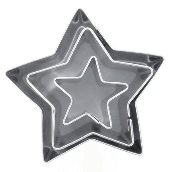 Graine Créative - metallutstickare Stjärna 3 delar